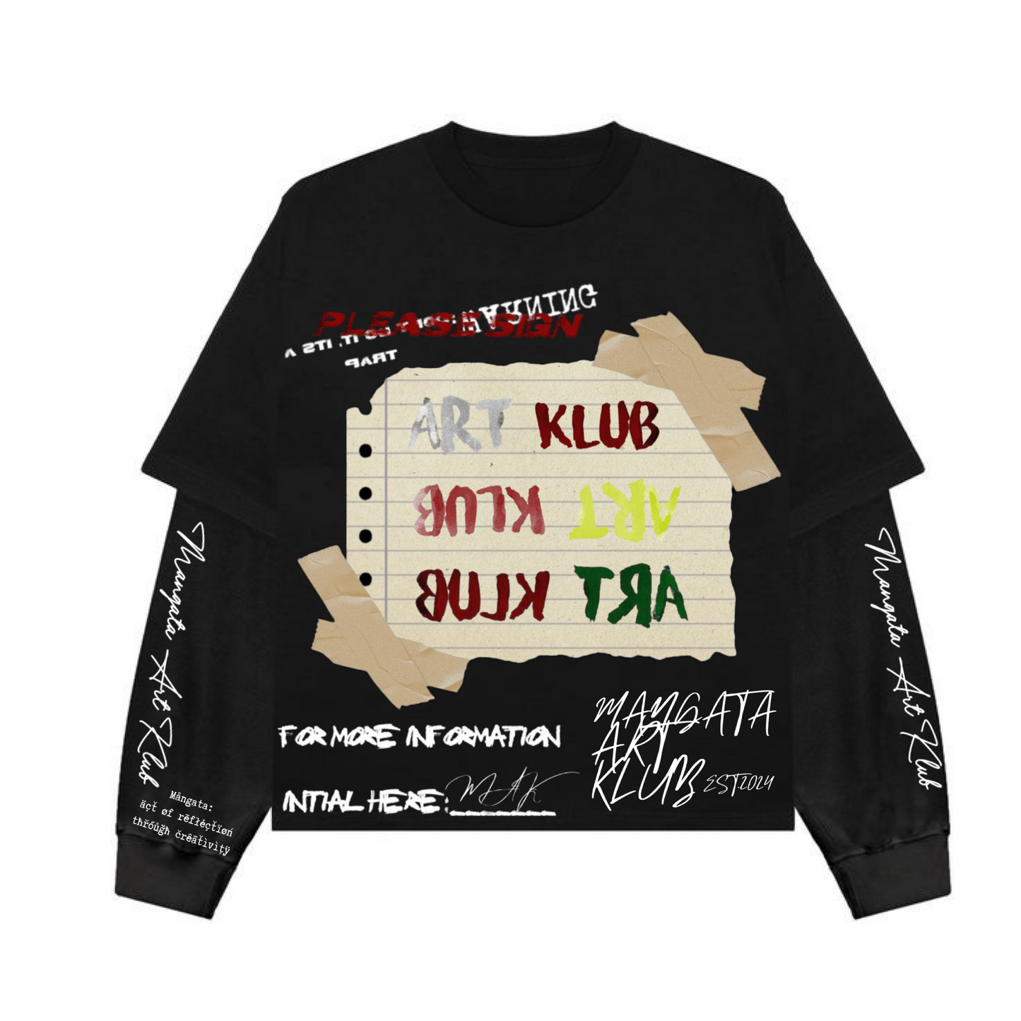 Mangata “Art Klub” Double Layered Tee