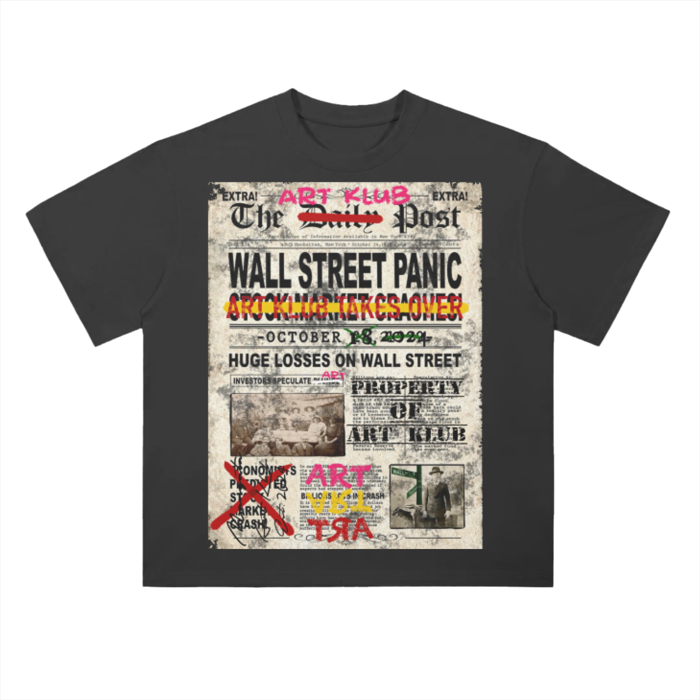 Mangata “Vintage Newspaper” T-Shirt
