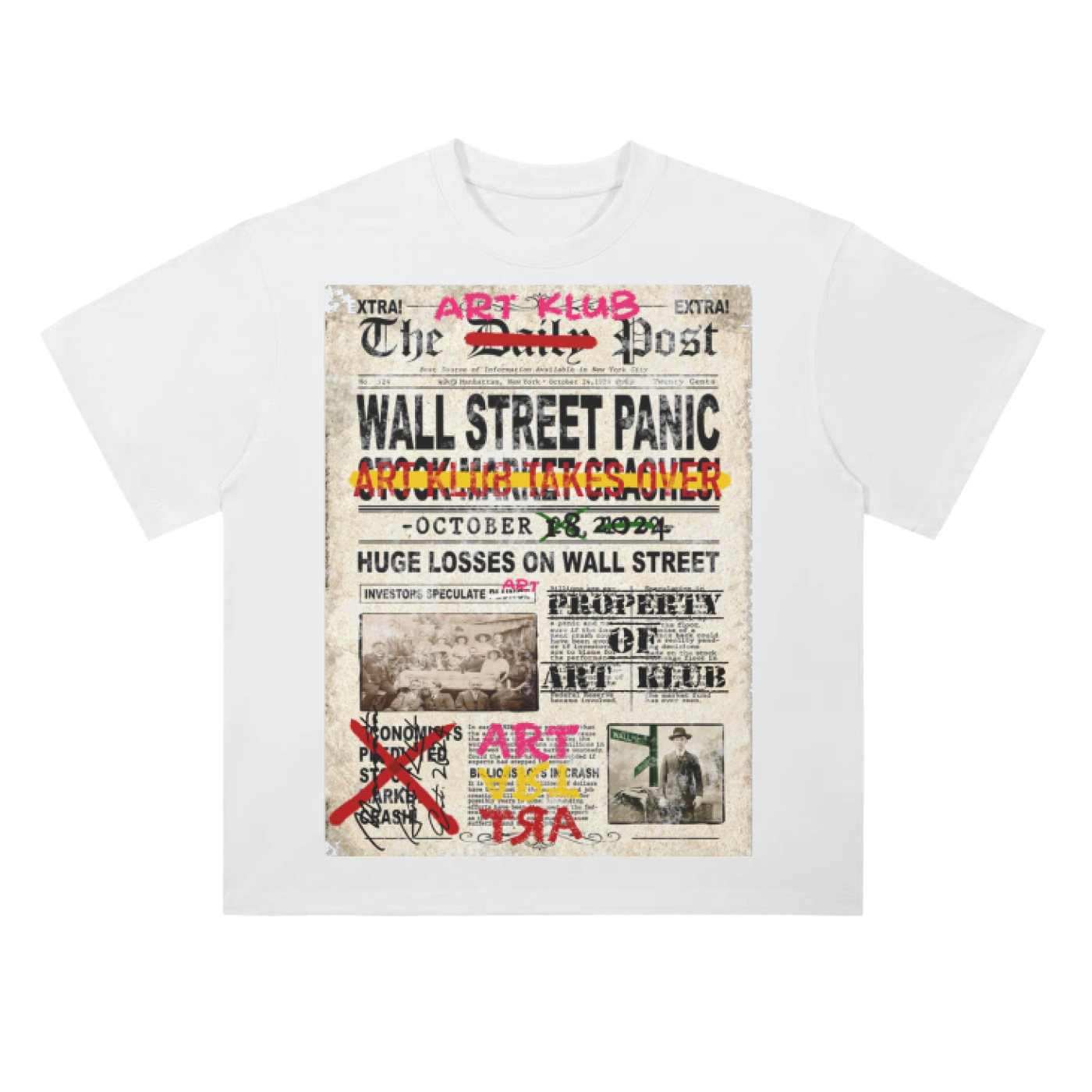 Mangata “Vintage Newspaper” T-Shirt