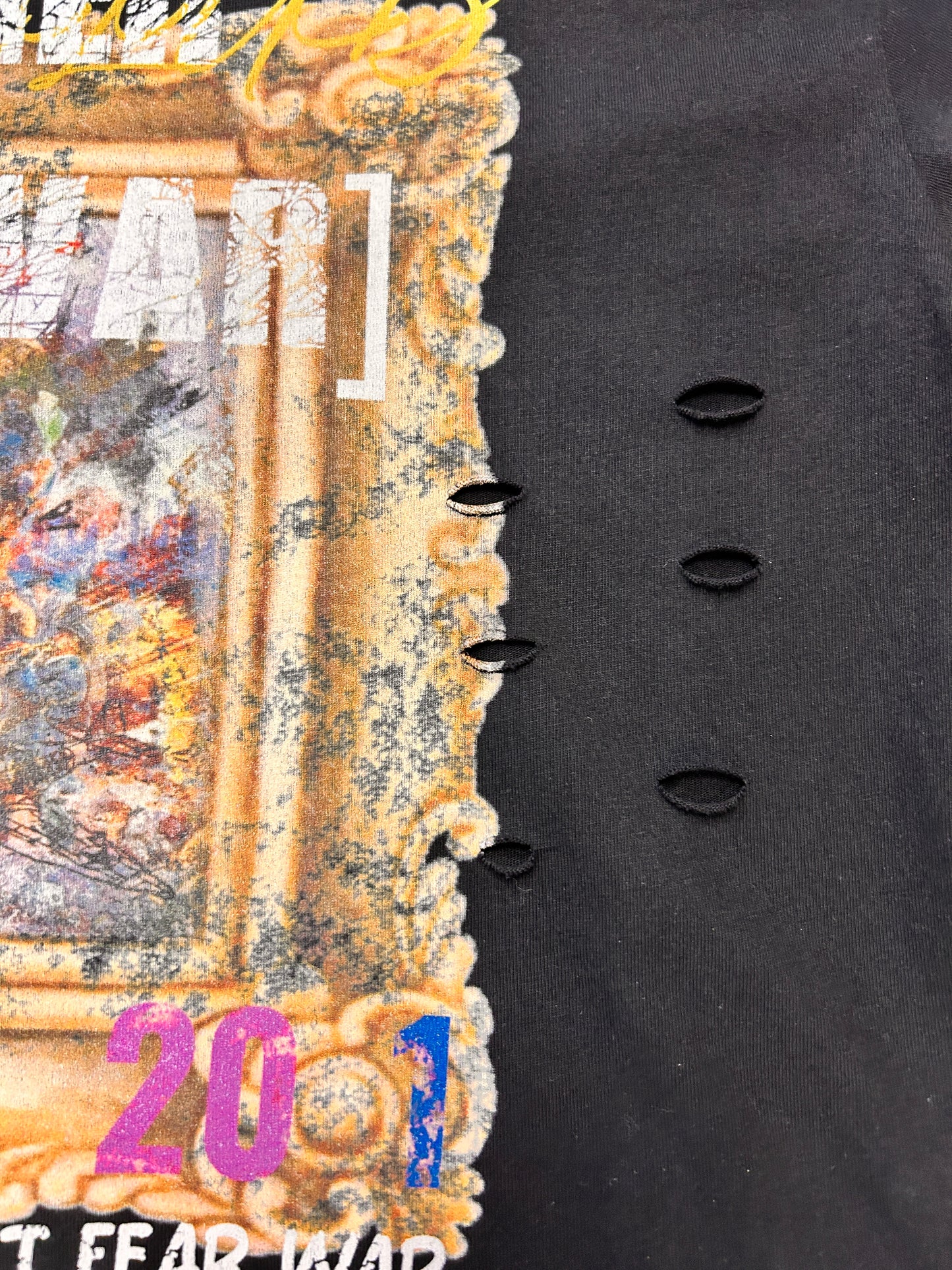 Mangata "Art & War" Frayed T-Shirt